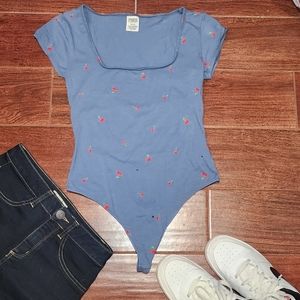 VS Pink Cherry Thong Bodysuit